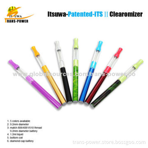 Itsuwa ITS-II Electronic Cigarette Atomizers, Slim Body, 58mm Length, 1.0mL Capacity